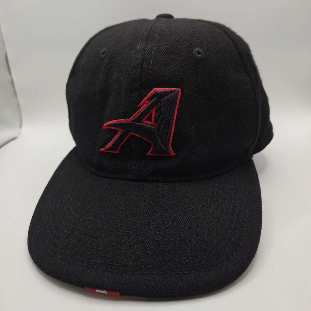 Vintage 90s Nike Team Atlanta Falcons Super Bowl xxxiii Fitted Hat 7 3/4 Sample - Picture 2 of 12